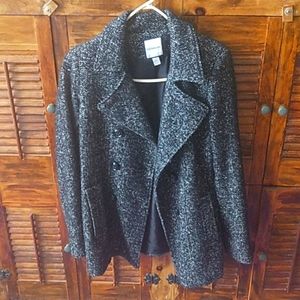 Croft & Barrow button coat small